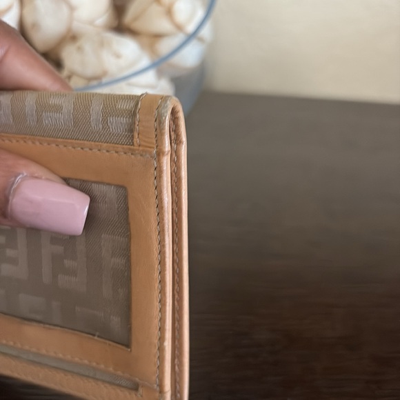 Fendi Zucca PVC & Leather Cardholder Wallet - Picture 4 of 12